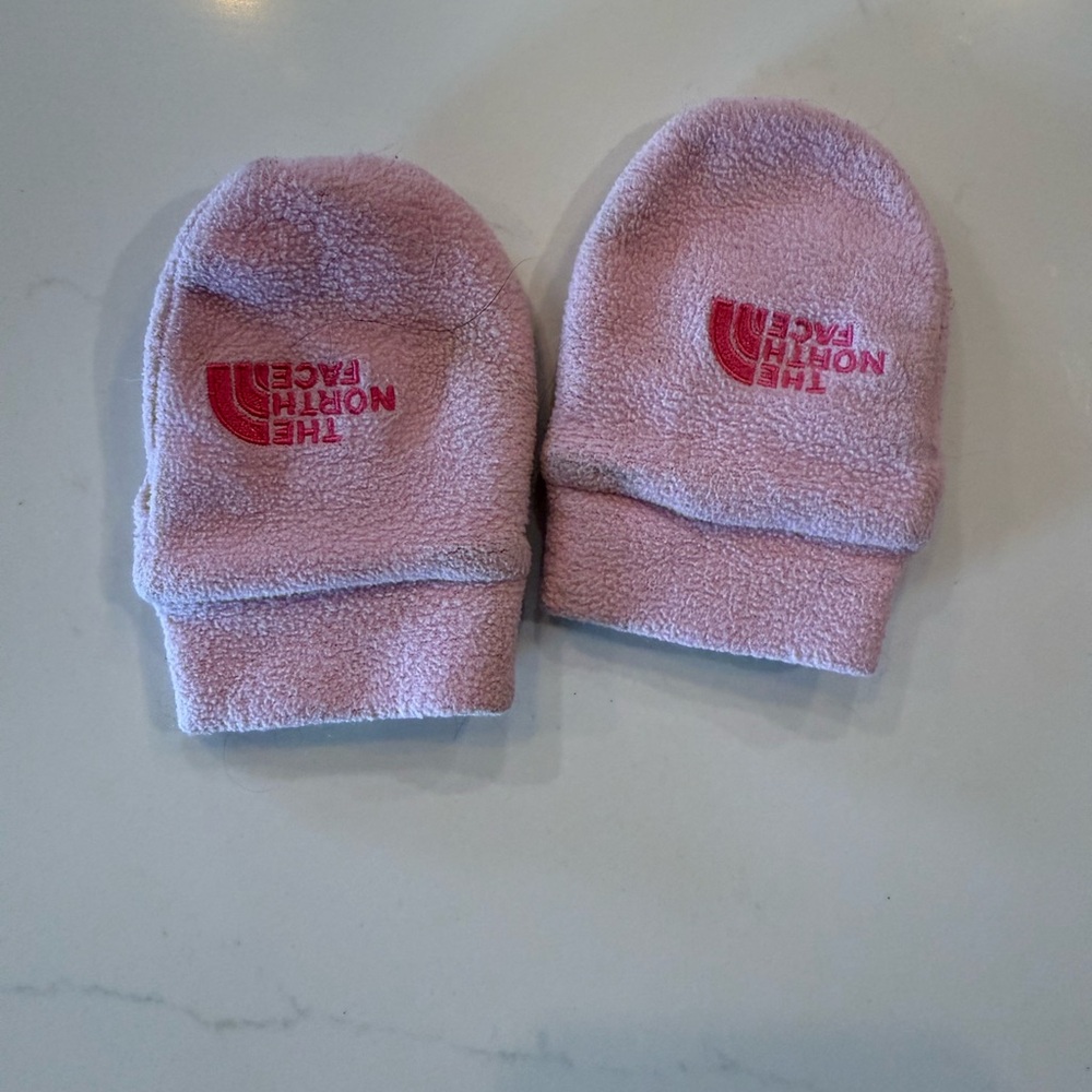 North Face baby mitten